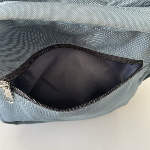 Jansport Right Pack Originals Backpack Nylon Green Suede Leather Bottom JS00TYP7 - Picture 8 of 12